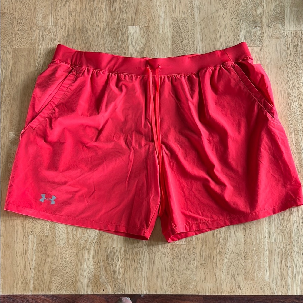 Under Armour Bright Red Sports Shorts